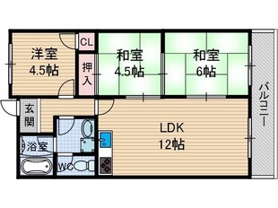 ルミナス真砂の物件間取画像